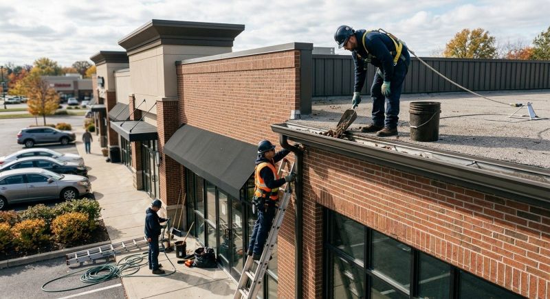 Commercial Downspout Cleaning in Denver County, CO