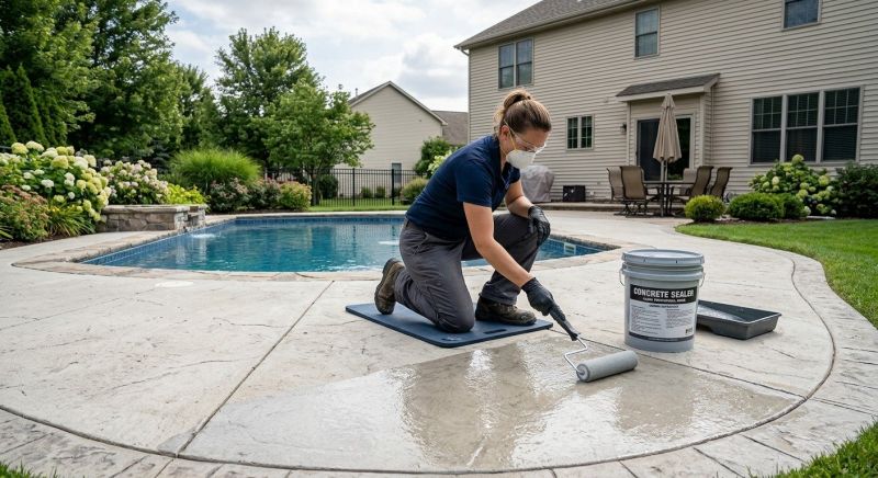 Concrete Deck Sealing in Bellevue, WA