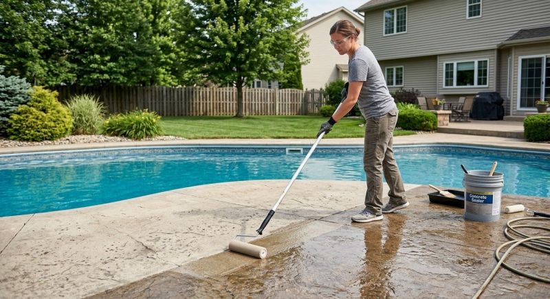 Porch Concrete Sealing in Renton, WA